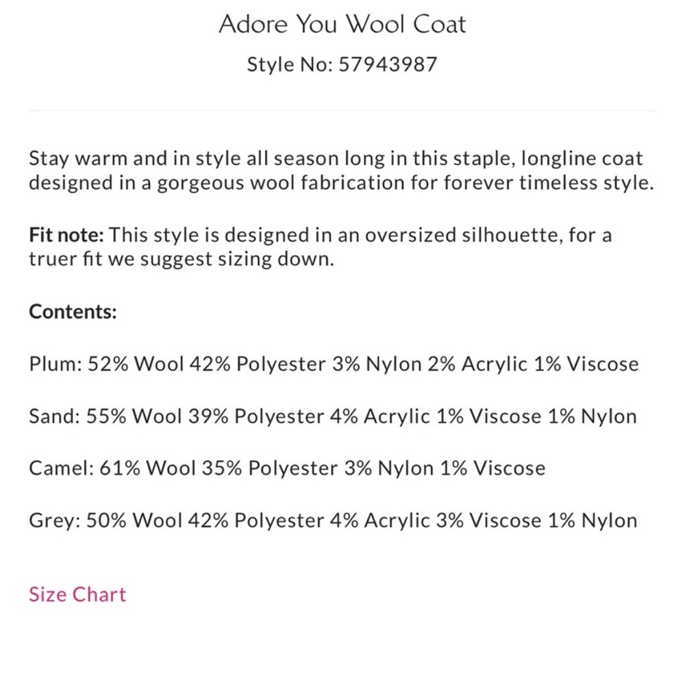 Free People Adore you wool blend coat XS NWT - Picture 15 of 16